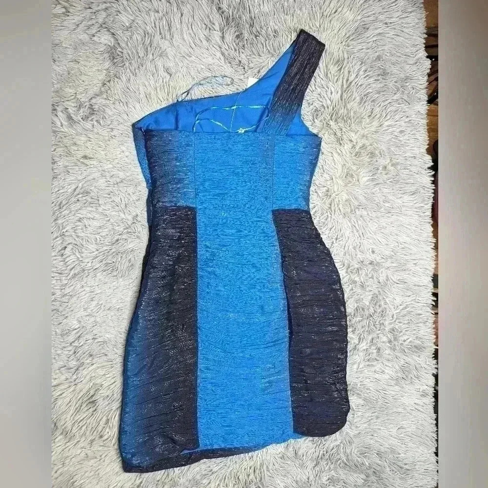 max and cleo dress women's size 4 NWT msrp $168.00 "KAREN" color strlitbluec - Picture 3 of 5